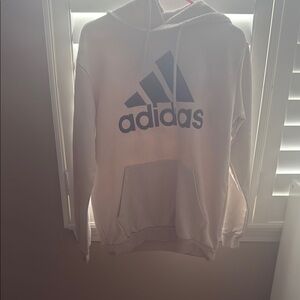 Adidas Men's Gray Hoodie Sweater